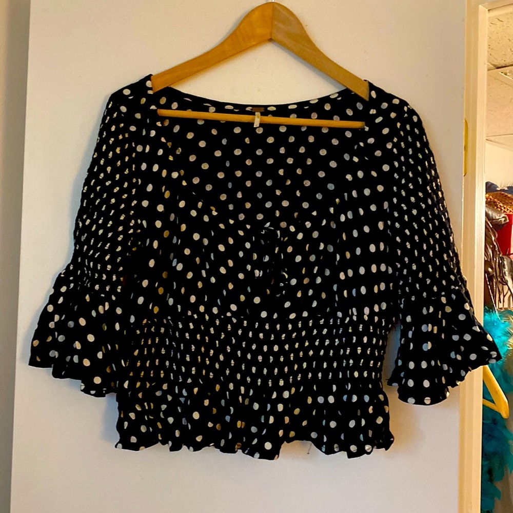 Free People Dotted Top